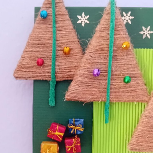 Christmas decorative frame handmade new