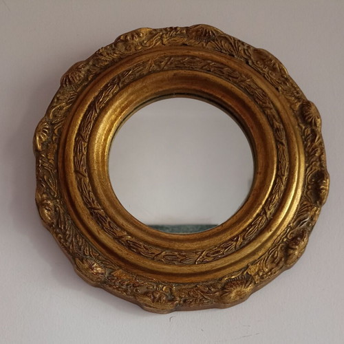 Mirror in frame, 27 cm diameter