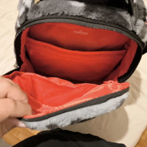 Sprayground collectible backpack, black and grey