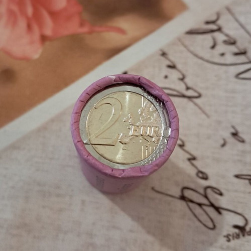 2 Euro Cyprus Commemorative Coin Roll 2026 UNC, 25 Coins