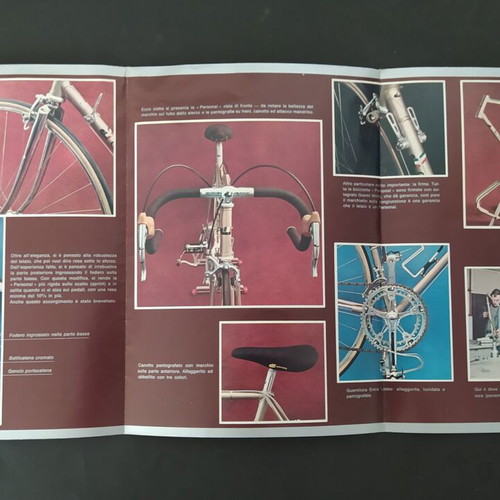 Gianni Motta Bicycle Brochure used, 1970s poster