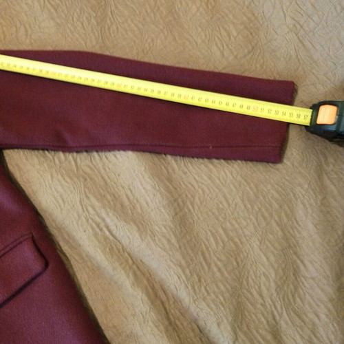 Pull & Bear women's coat burgundy like new, sizes S and M