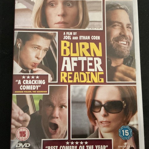 Burn After Reading DVD used, Coen brothers movie