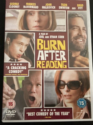 Burn After Reading DVD used, Coen brothers movie