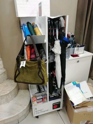 Ομπρελιέρα επαγγελματική σαν καινούργια, περιστρεφόμενη για ομπρέλες