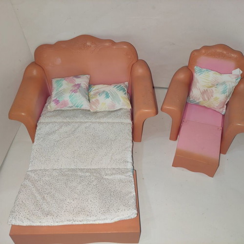 Barbie Sweet Roses Mattel 1987 furniture set used