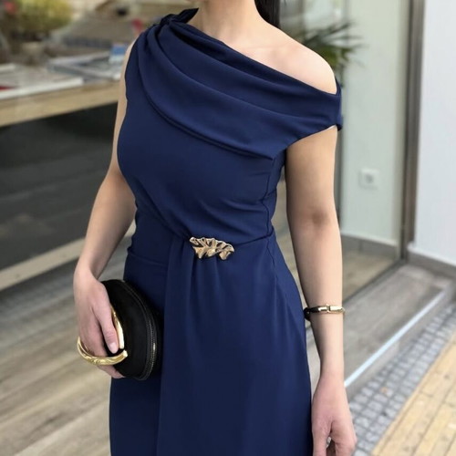 Blue dress
