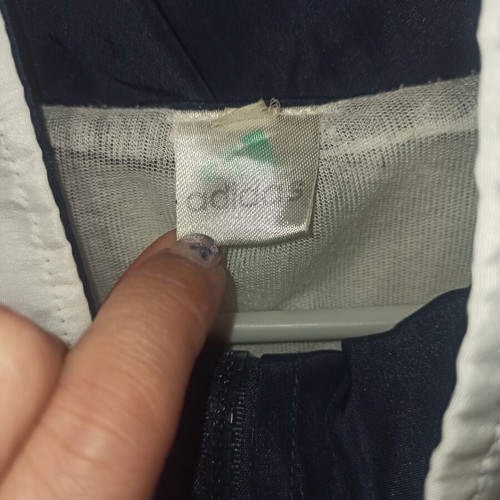 Adidas lightweight jacket like new, white and blue