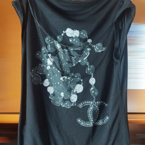 Lynne blouse like new, size M, black and gray