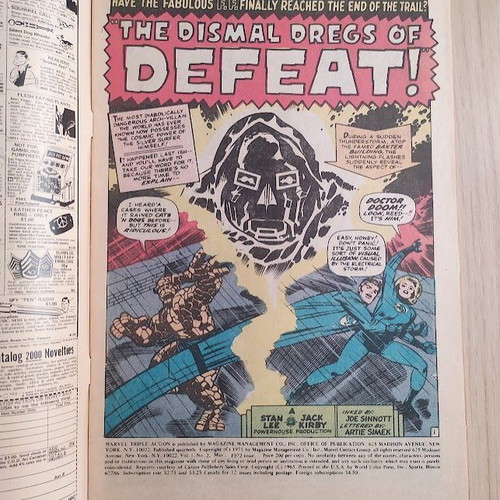 Marvel Triple Action Vol 1 #2 comic book used, 1972