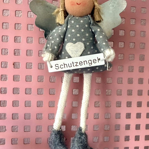 Fabric Guardian Angel decoration and charm new