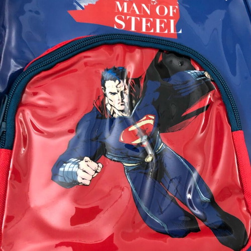 Superman Man of Steel Jim Lee Art school backpack new 30x25cm