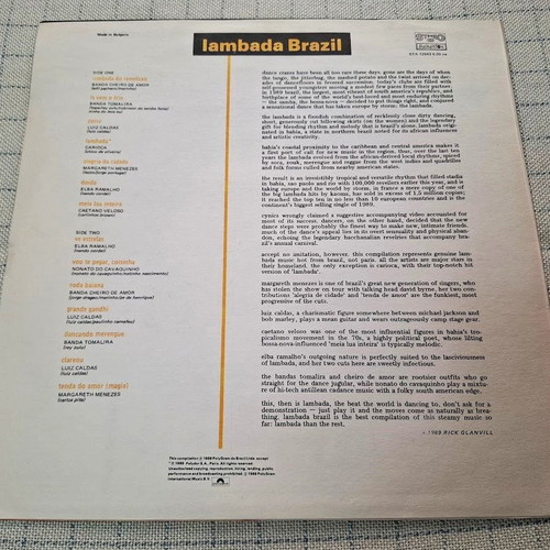 Lambada Brazil LP like new, Latin genre