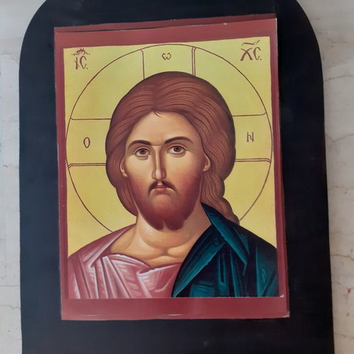 Wooden religious icon new, handmade, 39×28 cm