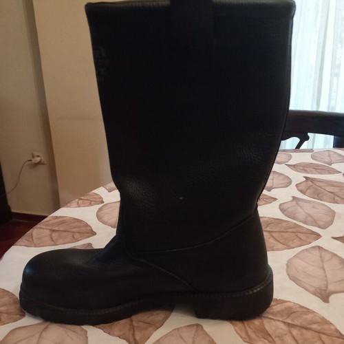 EWS Leipzig Firefighter Boots new, leather, steel toe, heat resistant