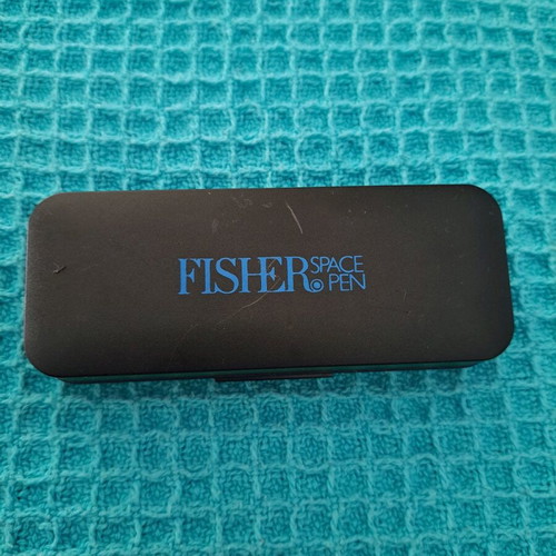 Fisher Space Pen collectible silver with Crossair logo, like new