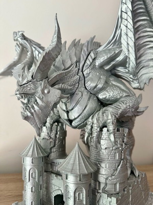 Φιγούρα Deathwing καινούργια από 3d printer, 70cm φτερά, 35cm ύψος