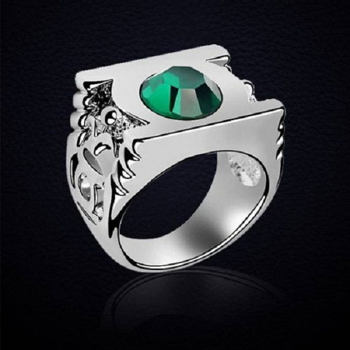 Green Lantern Ring with Green Crystal like new