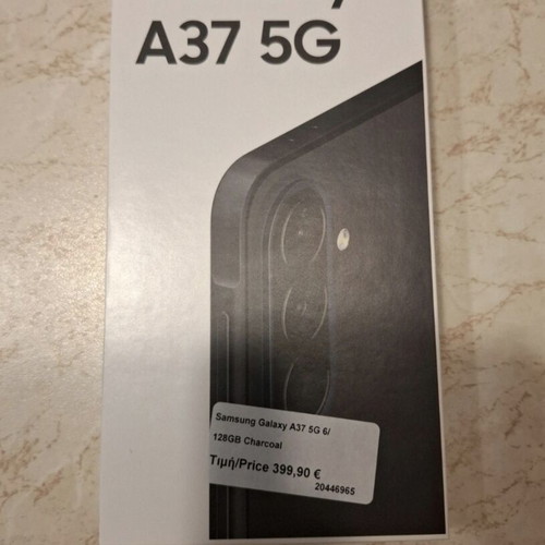 Samsung Galaxy A37 128GB sealed, charcoal