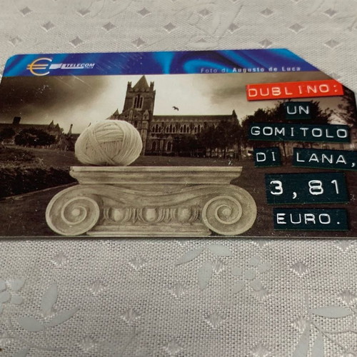 Telecom Italia 2001 phone cards used, 3 pieces, 10,000 L
