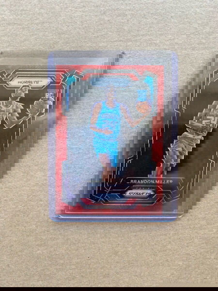 2023-24 Panini Prizm Brandon Miller Rookie Red Cracked Ice