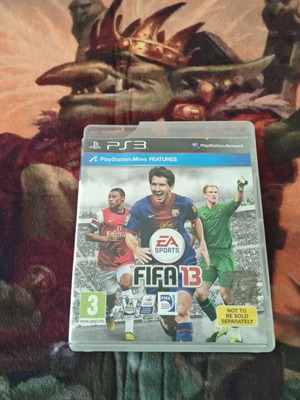 FIFA 13 PS3 game refurbished, no manual, damaged case