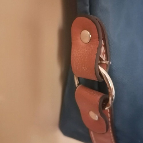 Picard shoulder bag used, blue with durable fabric