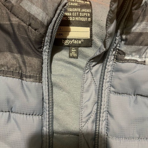 Babyface sleeveless baby jacket used, 12-18 months