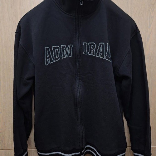 Admiral cotton long-sleeve black jacket Large like new