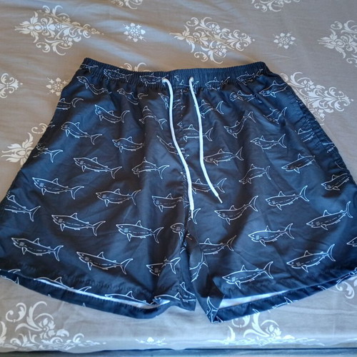 Men's swim shorts Bermuda size L black like new