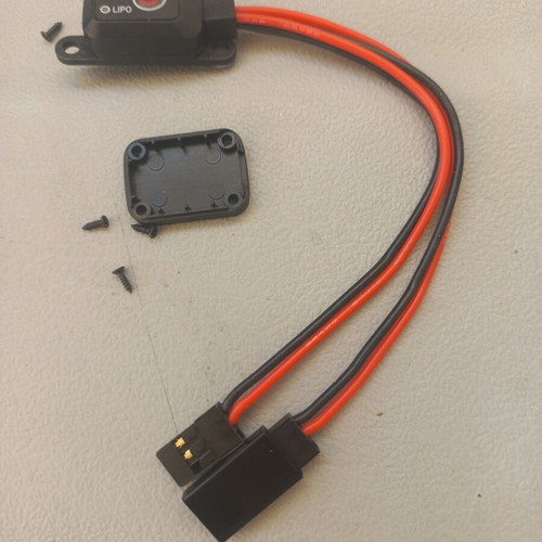 Lipo battery switch with indicator