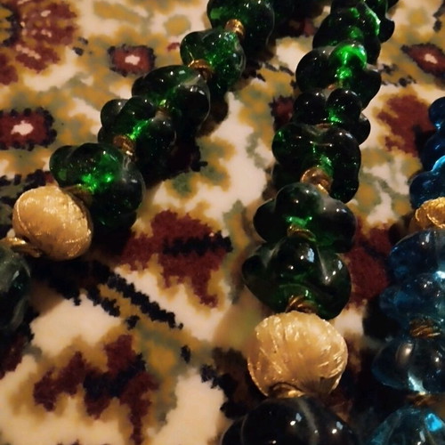 Murano decorative table worry beads set of 4 new