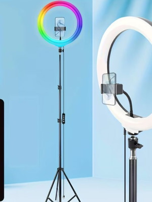 Selfie ring light with USB power
