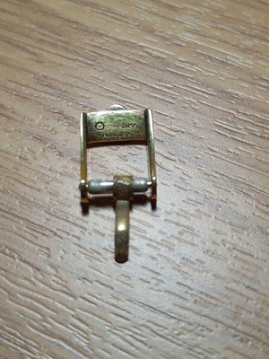 Omega vintage buckle 8mm used, gold for women's watch