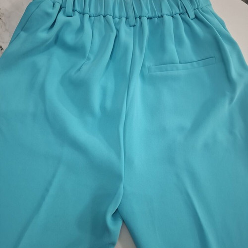 Toi&Moi turquoise high-waisted pants size S like new