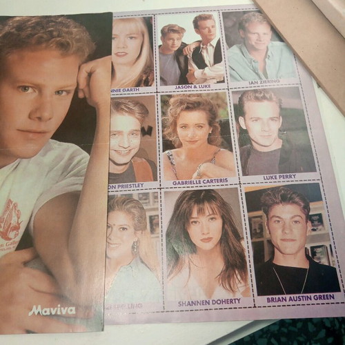 Beverly Hills actors posters like new, set of six collectible double-sided
