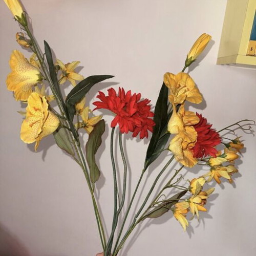 Decorative plastic flowers new