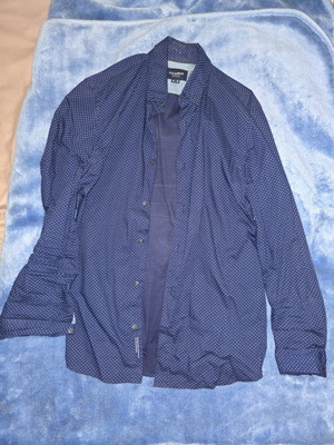 Pull & Bear Medium Shirt blue like new