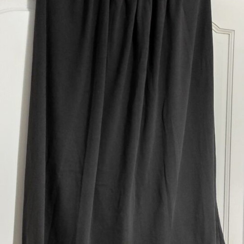 Long black skirt new, size M with elastic waist