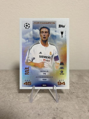 2025 Topps Match Attax Raul Cup Champion new