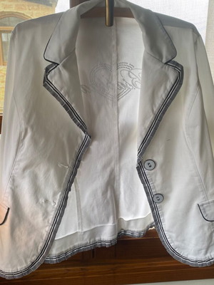 Billy Sabbado women's white jacket like new, spring