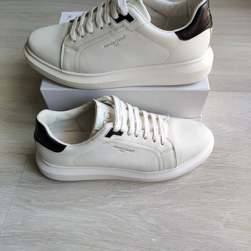 Renato Garini sneakers size 46 like new, white with black detail