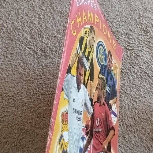 Europe's Champions album 2003-2004 like new, missing 32 stickers