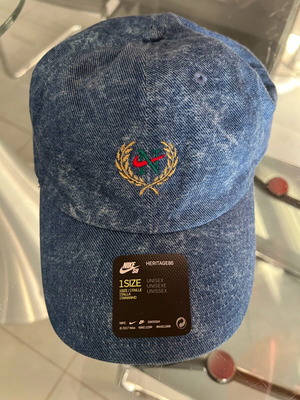 Nike καπέλο denim καινούργιο, one size, μπλε