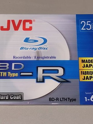 JVC BD-R LTH Нов Запечатан Blu-ray диск, произведен в Япония