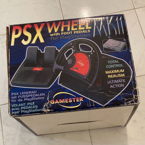PlayStation PSX Wheel με πεντάλ MK11 σαν καινούργια τιμονιέρα
