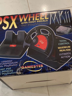 PlayStation PSX Wheel με πεντάλ MK11 σαν καινούργιο