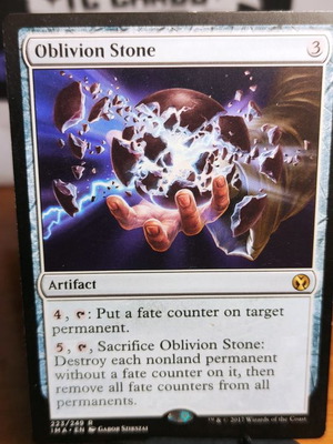 Oblivion Stone Magic the Gathering Rare