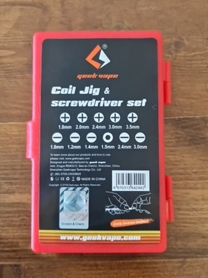 Coil Jig and Screwdriver Set New