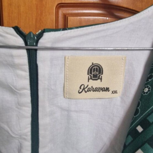 Karavan dress green like new XXL
